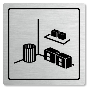 Sklep, 100x100mm, stříbrná, Arizona
